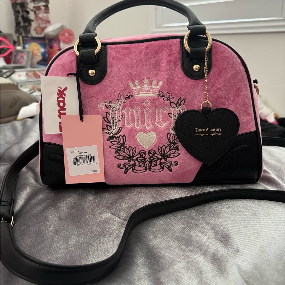 Juicy Couture pink bowler bag